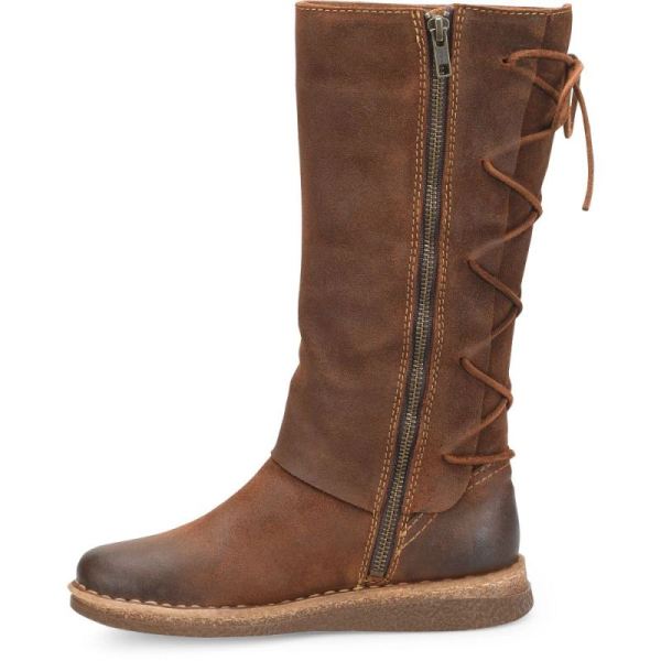 Born | For Women Sable Boots - Glazed Ginger Distressed (Brown)