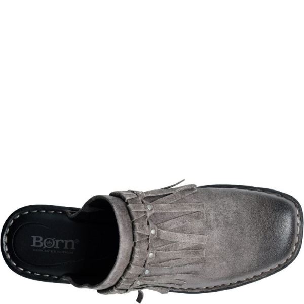 Born | For Women Harmony Clogs - Dark Basalto Distressed (Grey)