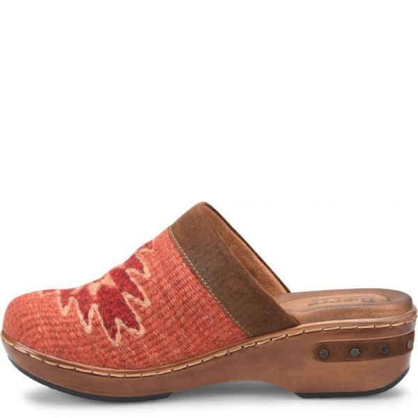 Born | For Women Bandy Blanket Clogs - Rust Blanket Combo (Brown)