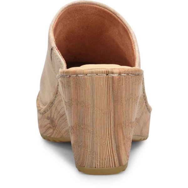 Born | For Women Natalie Clogs - Cream Visone Distressed (Tan)