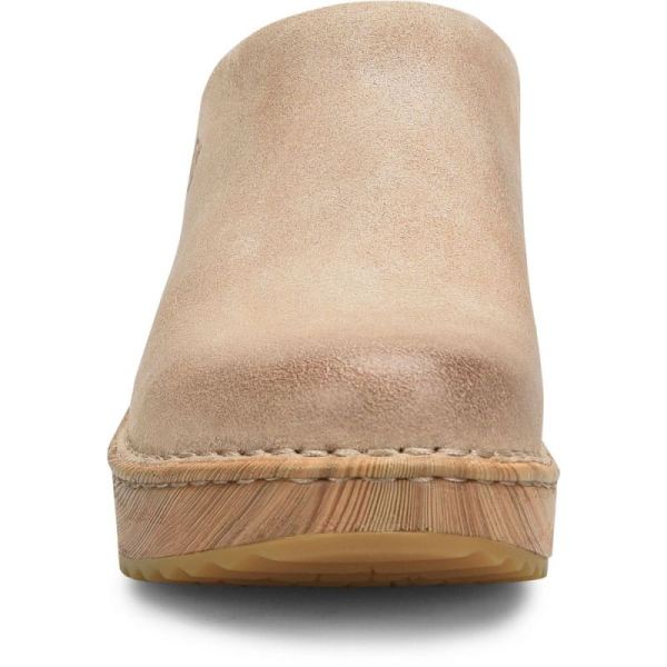 Born | For Women Natalie Clogs - Cream Visone Distressed (Tan)