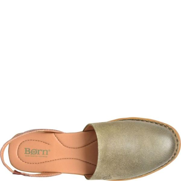 Born | For Women Leif Slip-Ons & Lace-Ups - Kiwi Distressed (Green)