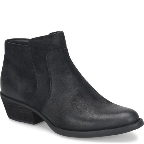 Born | For Women Mckenzie Boots - Black Distressed (Black)