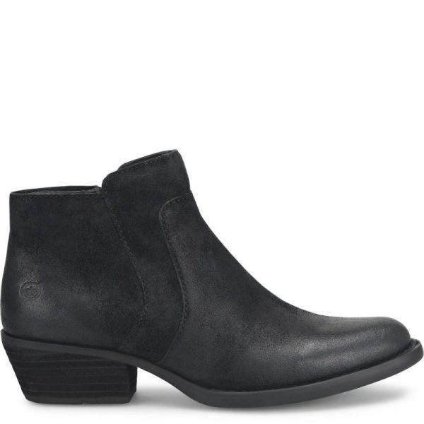 Born | For Women Mckenzie Boots - Black Distressed (Black)