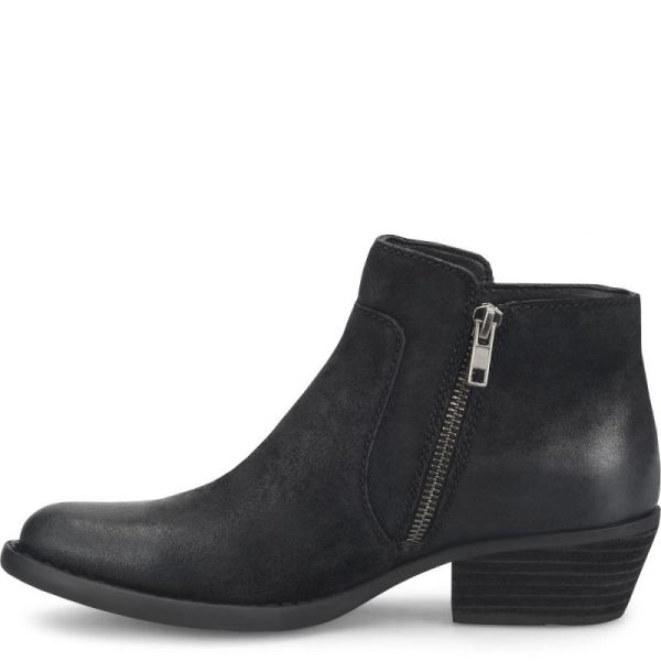 Born | For Women Mckenzie Boots - Black Distressed (Black)