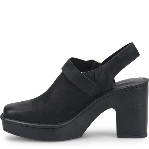 Born | For Women Devlyn Heels - Black Distressed (Black)