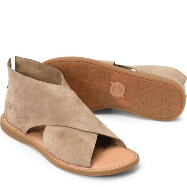 Born | For Women Iwa Sandals - Taupe Suede (Tan)