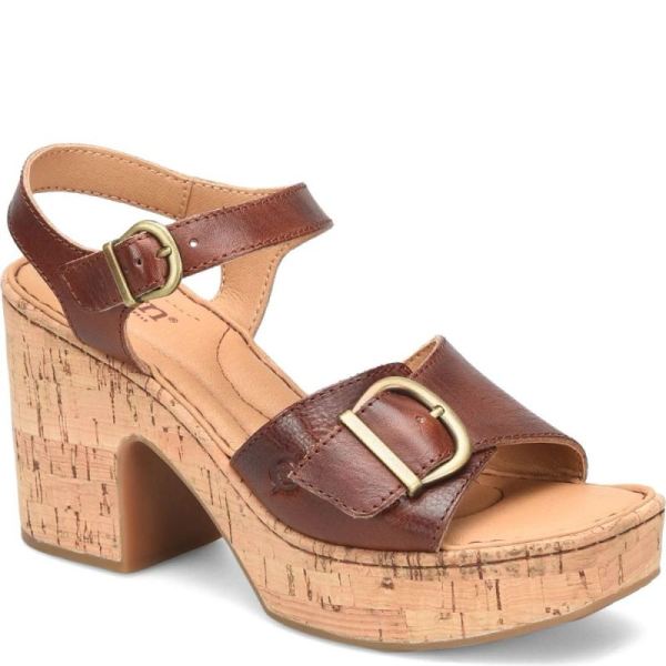 Born | For Women Browyn Sandals - Dark Tan Bourbon (Brown)