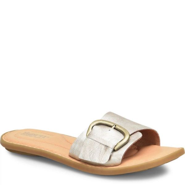 Born | For Women Miarra Sandals - Light Gold Panna Cotta (Metallic)