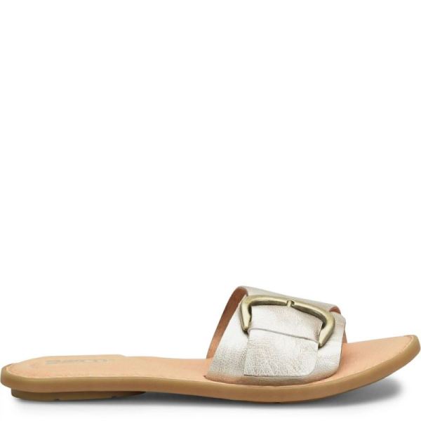 Born | For Women Miarra Sandals - Light Gold Panna Cotta (Metallic)