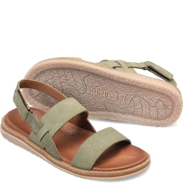 Born | For Women Cadyn Sandals - Loden Green suede (Green)