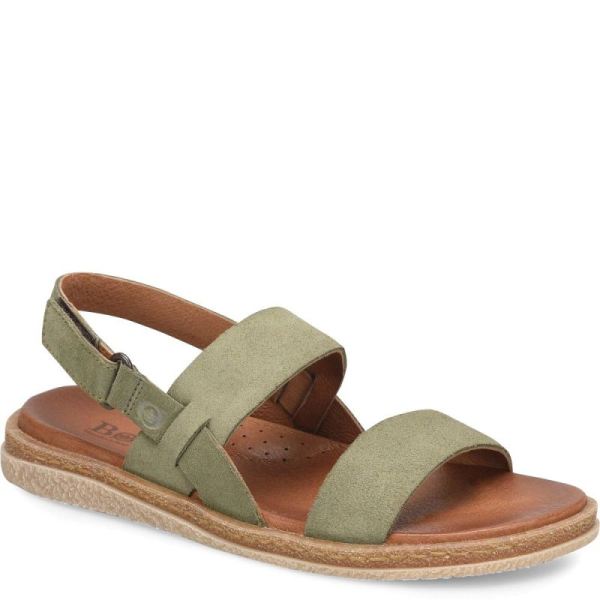 Born | For Women Cadyn Sandals - Loden Green suede (Green)