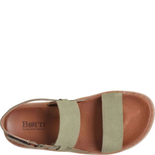 Born | For Women Cadyn Sandals - Loden Green suede (Green)