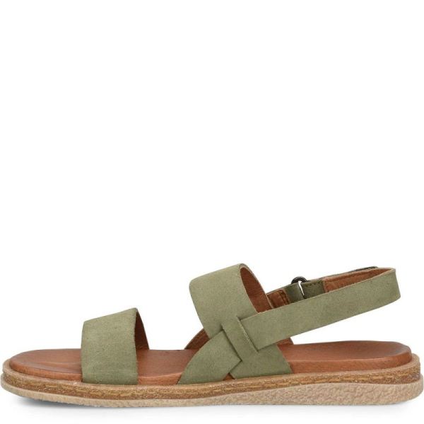 Born | For Women Cadyn Sandals - Loden Green suede (Green)