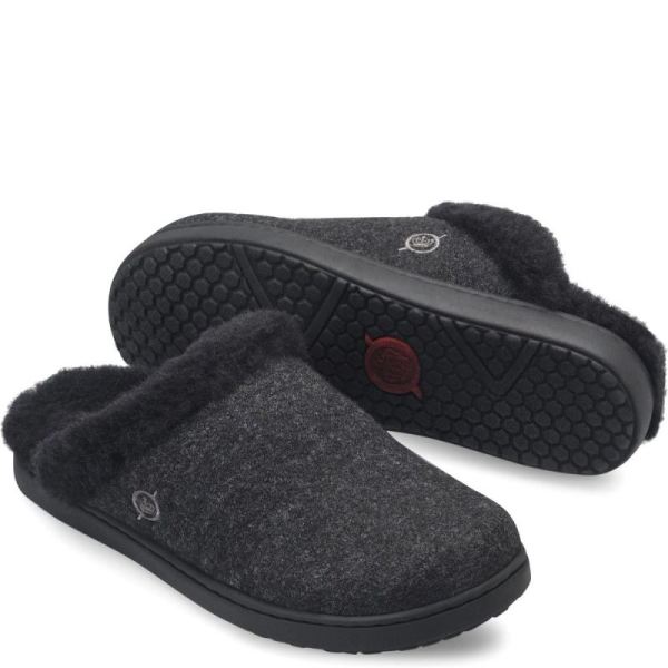 Born | For Women Zoe Clogs - Black Wool Combo (Black)