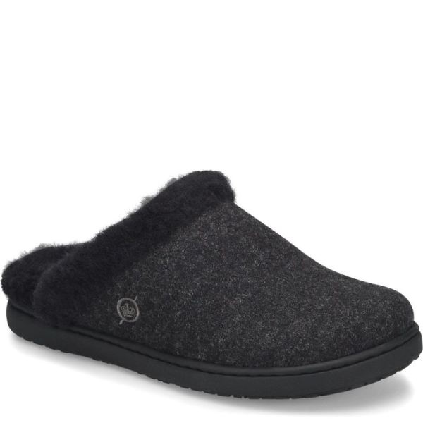 Born | For Women Zoe Clogs - Black Wool Combo (Black)