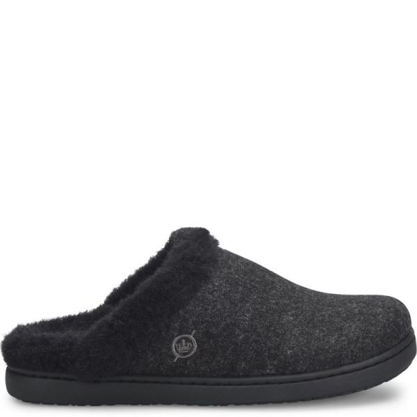 Born | For Women Zoe Clogs - Black Wool Combo (Black)