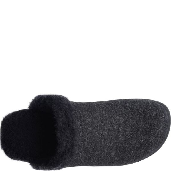 Born | For Women Zoe Clogs - Black Wool Combo (Black)