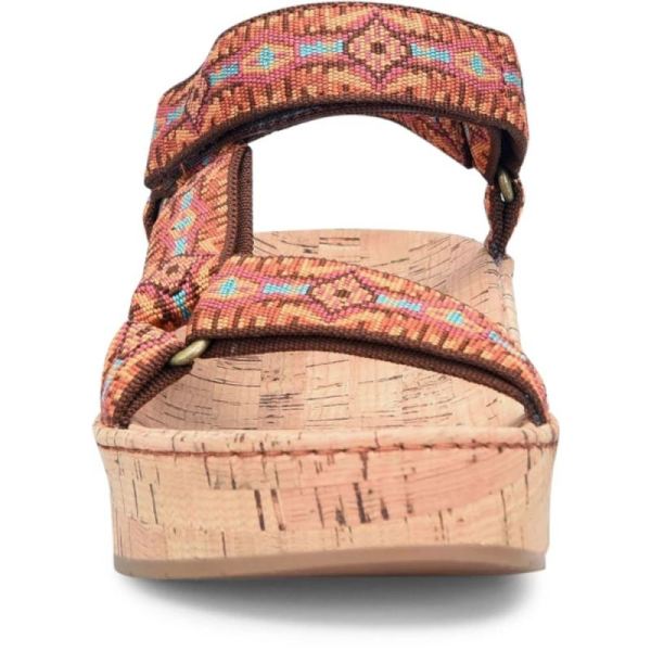 Born | For Women Sirena Sandals - Orange Fabric (Multicolor)