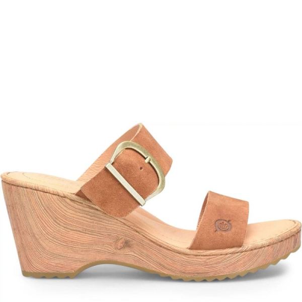 Born | For Women Emily Sandals - Camel Distressed (Tan)