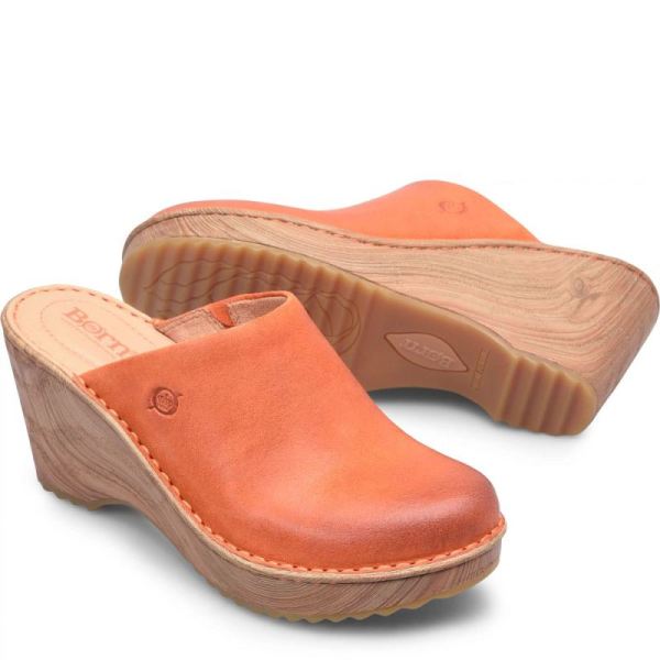 Born | For Women Natalie Clogs - Albicocca Distressed (Orange)