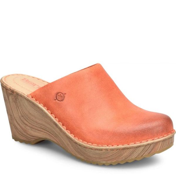 Born | For Women Natalie Clogs - Albicocca Distressed (Orange)