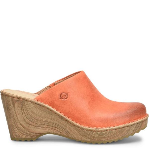 Born | For Women Natalie Clogs - Albicocca Distressed (Orange)