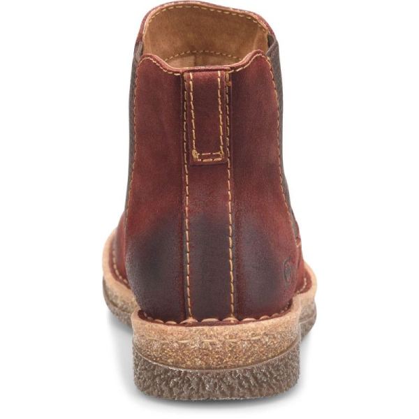 Born | For Women Faline Boots - Dark Brick Distressed (Red)