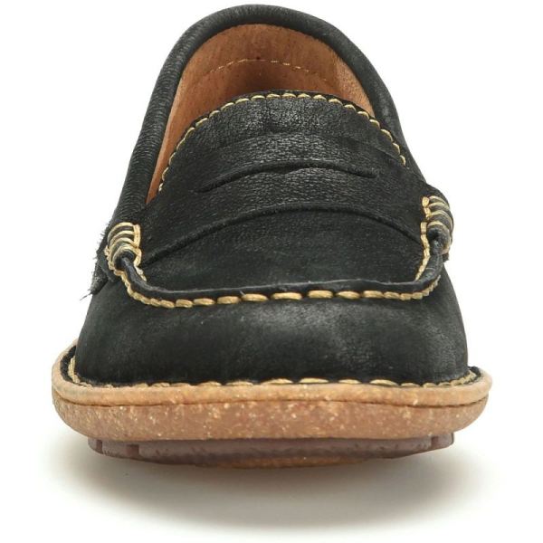 Born | For Women Nerina Slip-Ons & Lace-Ups - Black Nubuck (Black)