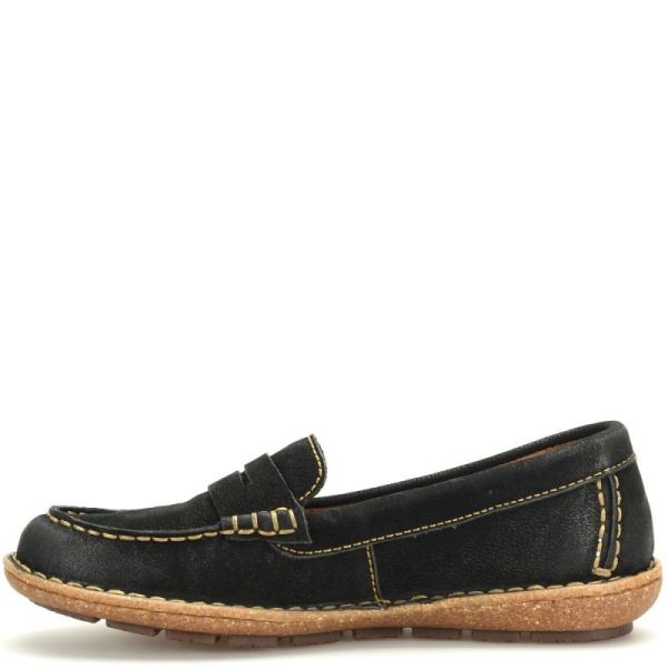 Born | For Women Nerina Slip-Ons & Lace-Ups - Black Nubuck (Black)