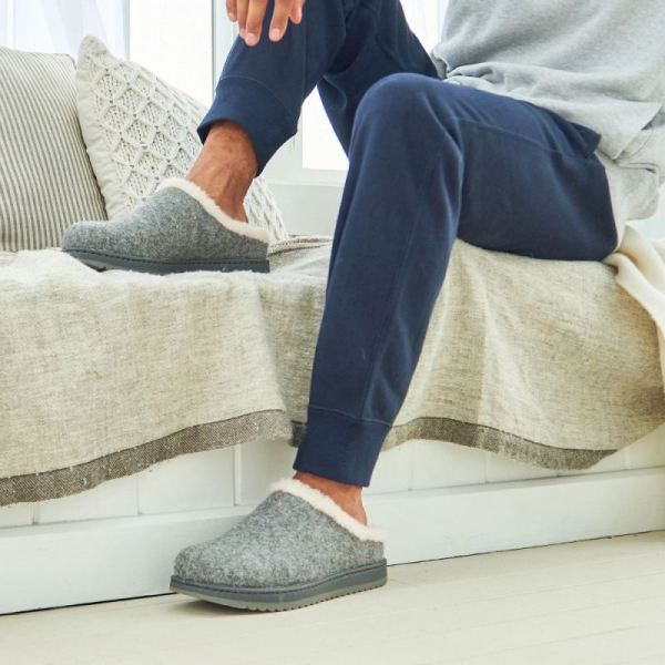 Born | For Men Jayce Slip-Ons & Lace-Ups - Grey Wool Combo (Grey)