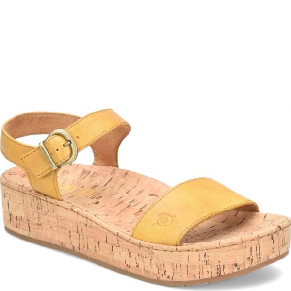 Born | For Women Sari Sandals - Yellow Sun (Yellow)