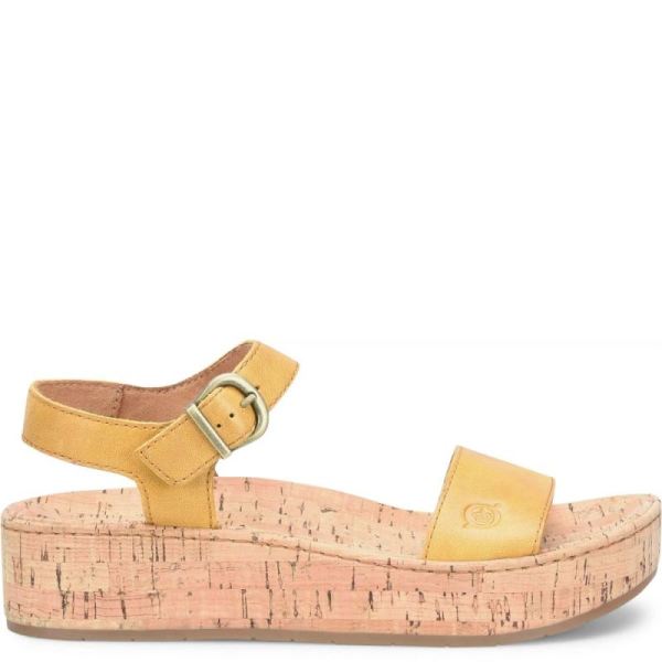 Born | For Women Sari Sandals - Yellow Sun (Yellow)