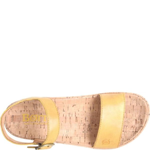 Born | For Women Sari Sandals - Yellow Sun (Yellow)