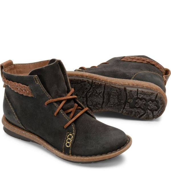 Born | For Women Temple Boots - Dark Gray Distressed (Grey)
