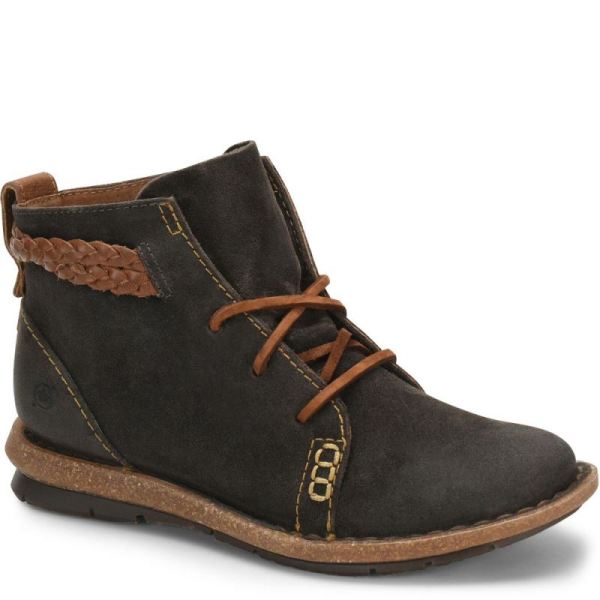 Born | For Women Temple Boots - Dark Gray Distressed (Grey)