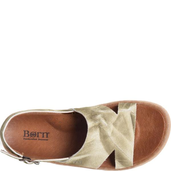 Born | For Women Carah Sandals - Dark Green Olive Suede (Multicolor)