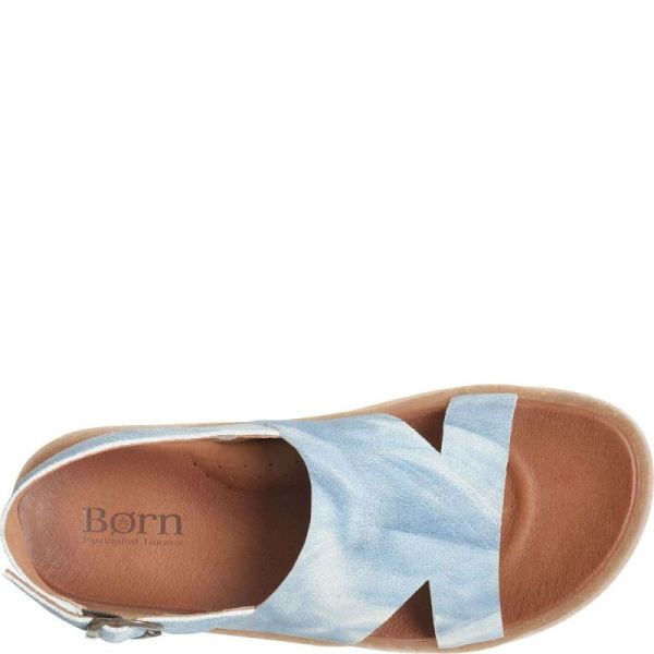 Born | For Women Carah Sandals - Star Light Blue Suede (Multicolor)