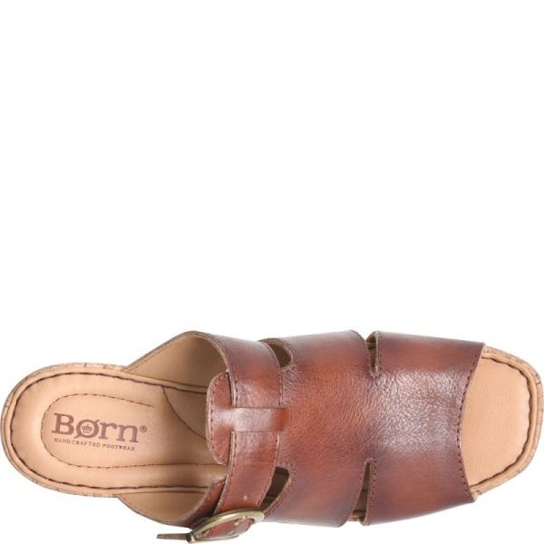 Born | For Women Brooklan Sandals - Dark Tan Bourbon (Brown)