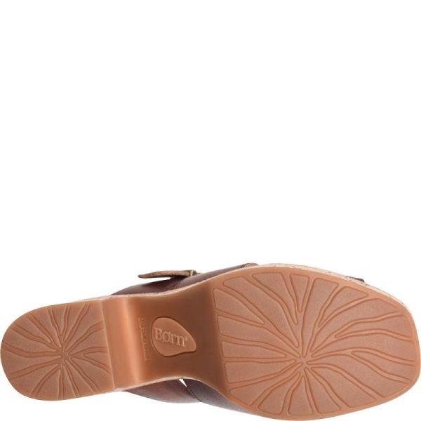 Born | For Women Brooklan Sandals - Dark Tan Bourbon (Brown)