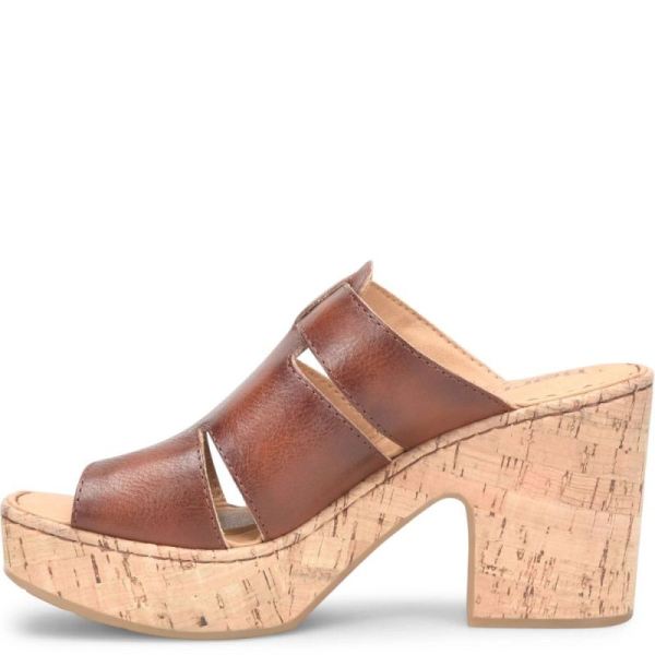 Born | For Women Brooklan Sandals - Dark Tan Bourbon (Brown)