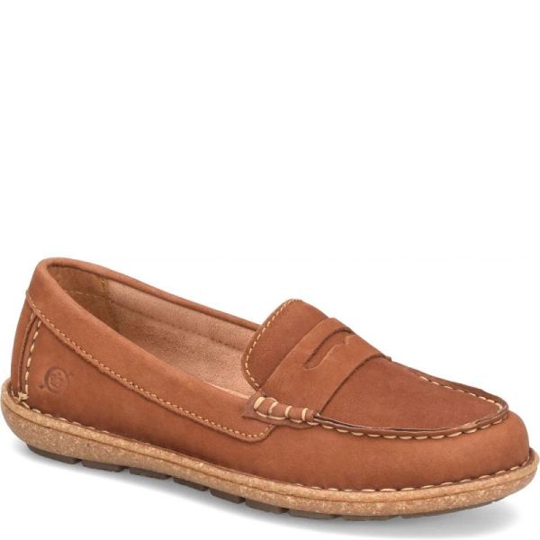 Born | For Women Nerina Slip-Ons & Lace-Ups - Maple Leaf Nubuck (Tan)