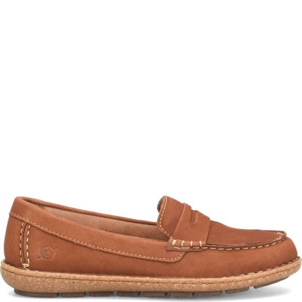 Born | For Women Nerina Slip-Ons & Lace-Ups - Maple Leaf Nubuck (Tan)