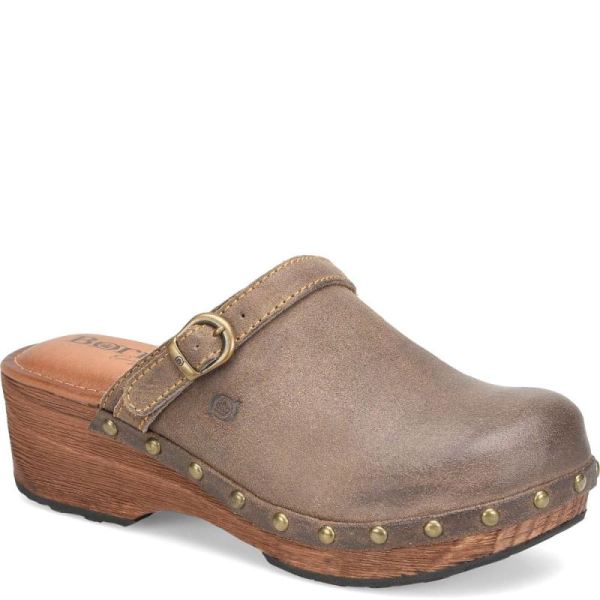 Born | For Women Jewel Clogs - Taupe Avola Distressed (Tan)