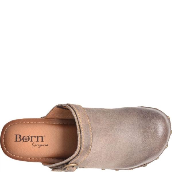 Born | For Women Jewel Clogs - Taupe Avola Distressed (Tan)