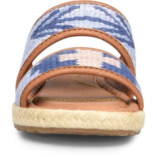 Born | For Women Ellie Sandals - Blue Fabric (Blue)