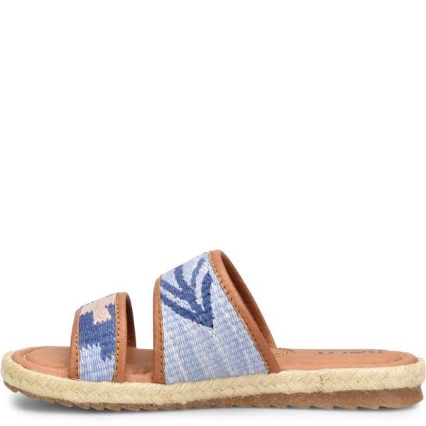 Born | For Women Ellie Sandals - Blue Fabric (Blue)