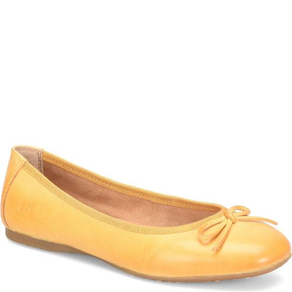 Born | For Women Brin Flats - Sunflower (Yellow)