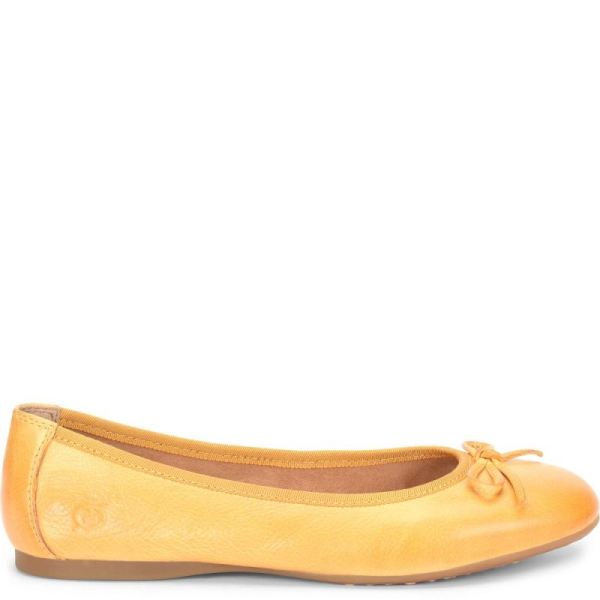 Born | For Women Brin Flats - Sunflower (Yellow)