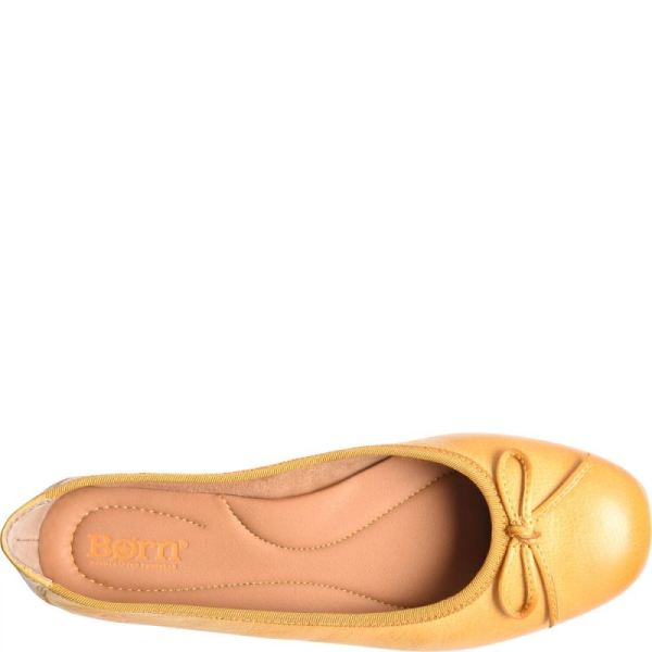 Born | For Women Brin Flats - Sunflower (Yellow)